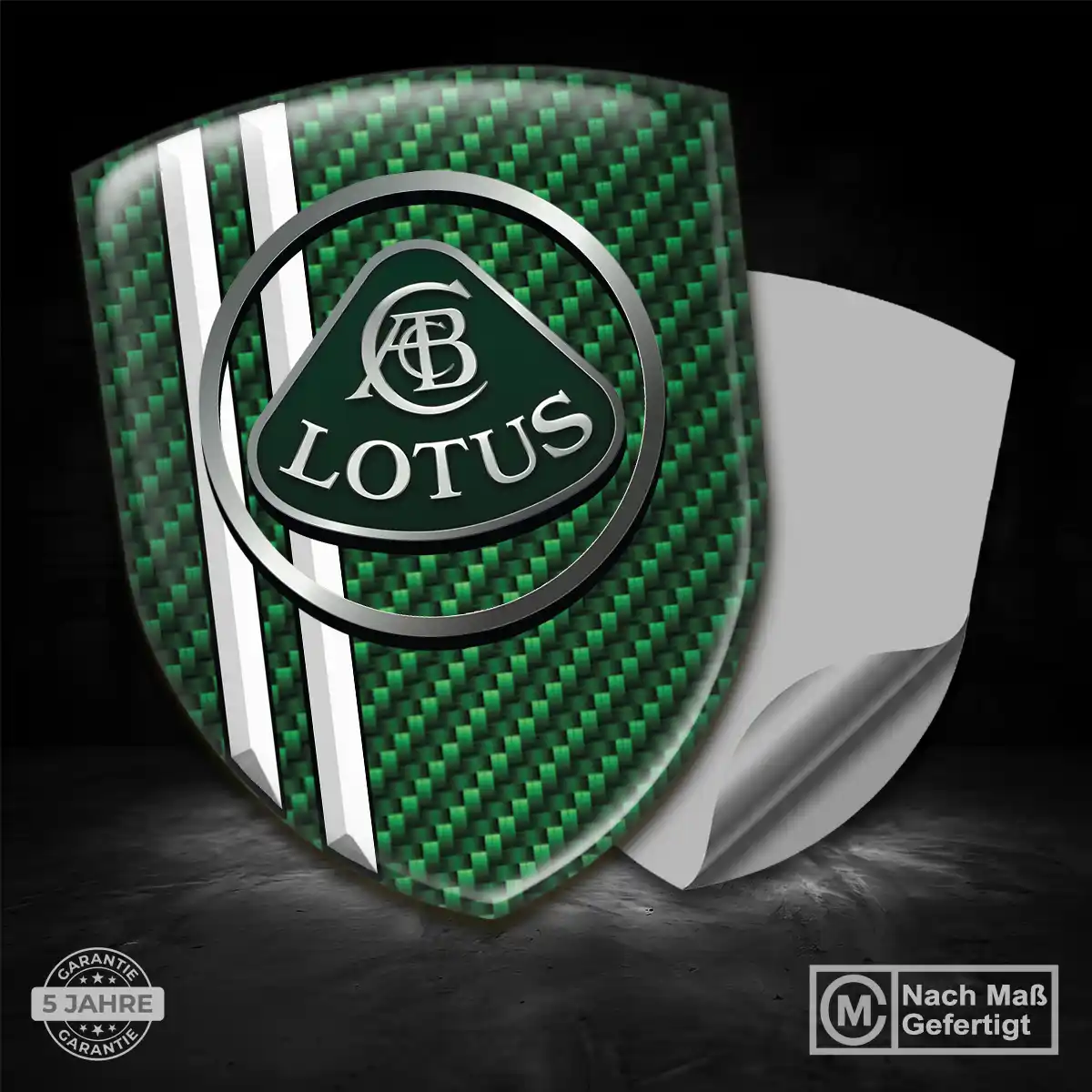 Lotus Silikon Aufkleber Wappen Interieurdesign
