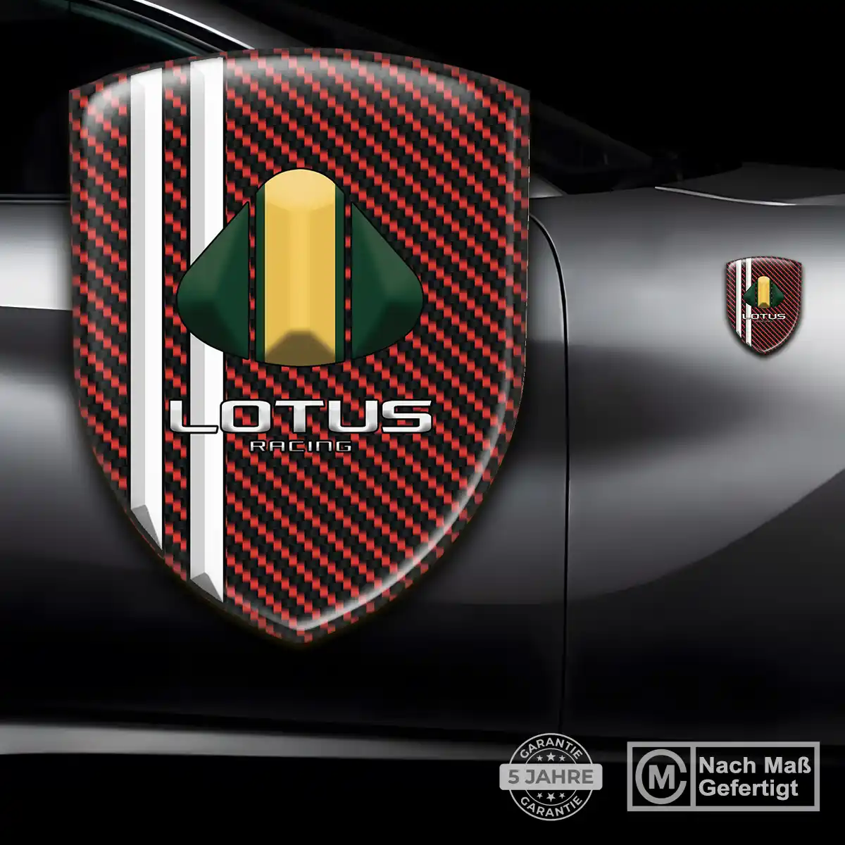Lotus Silikon Aufkleber Wappen Luxus-Edition