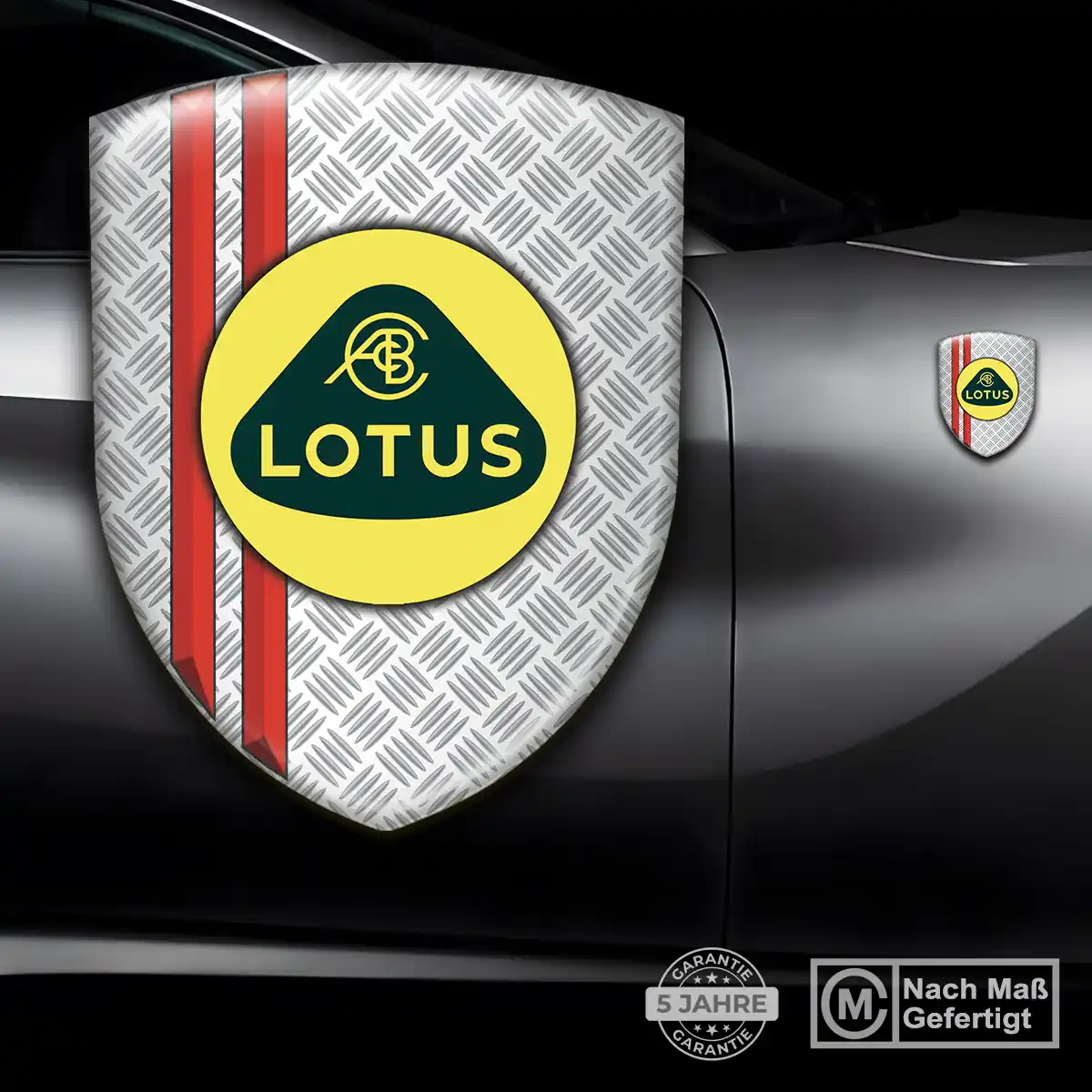 Lotus Silikon Aufkleber Wappen Markenedition