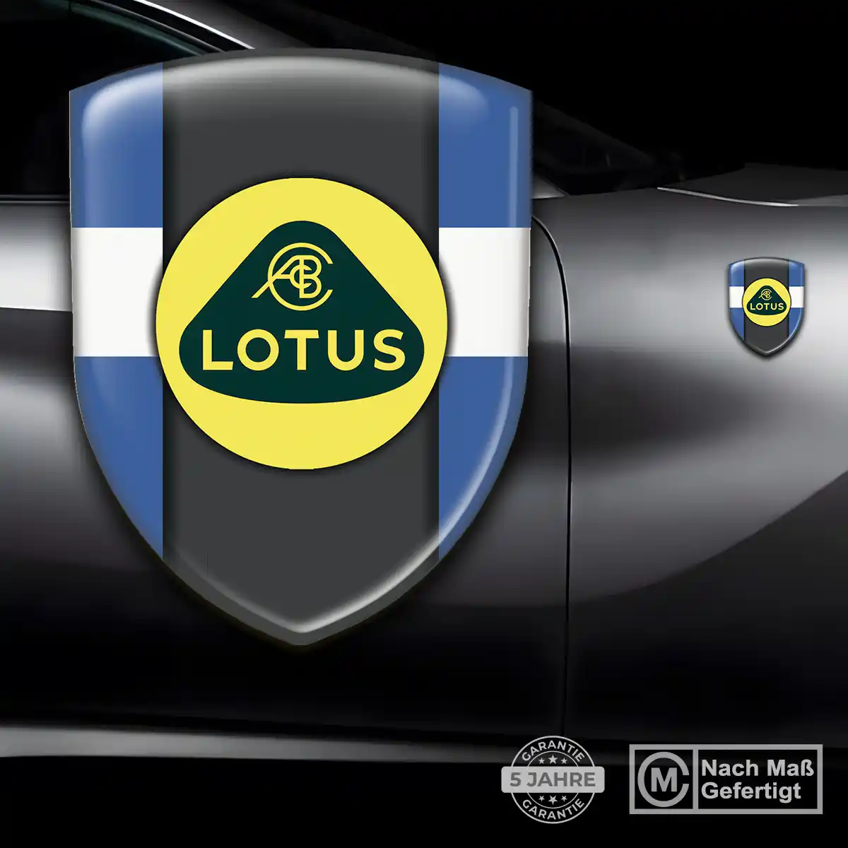 Lotus Silikon Aufkleber Wappen Modernes Design
