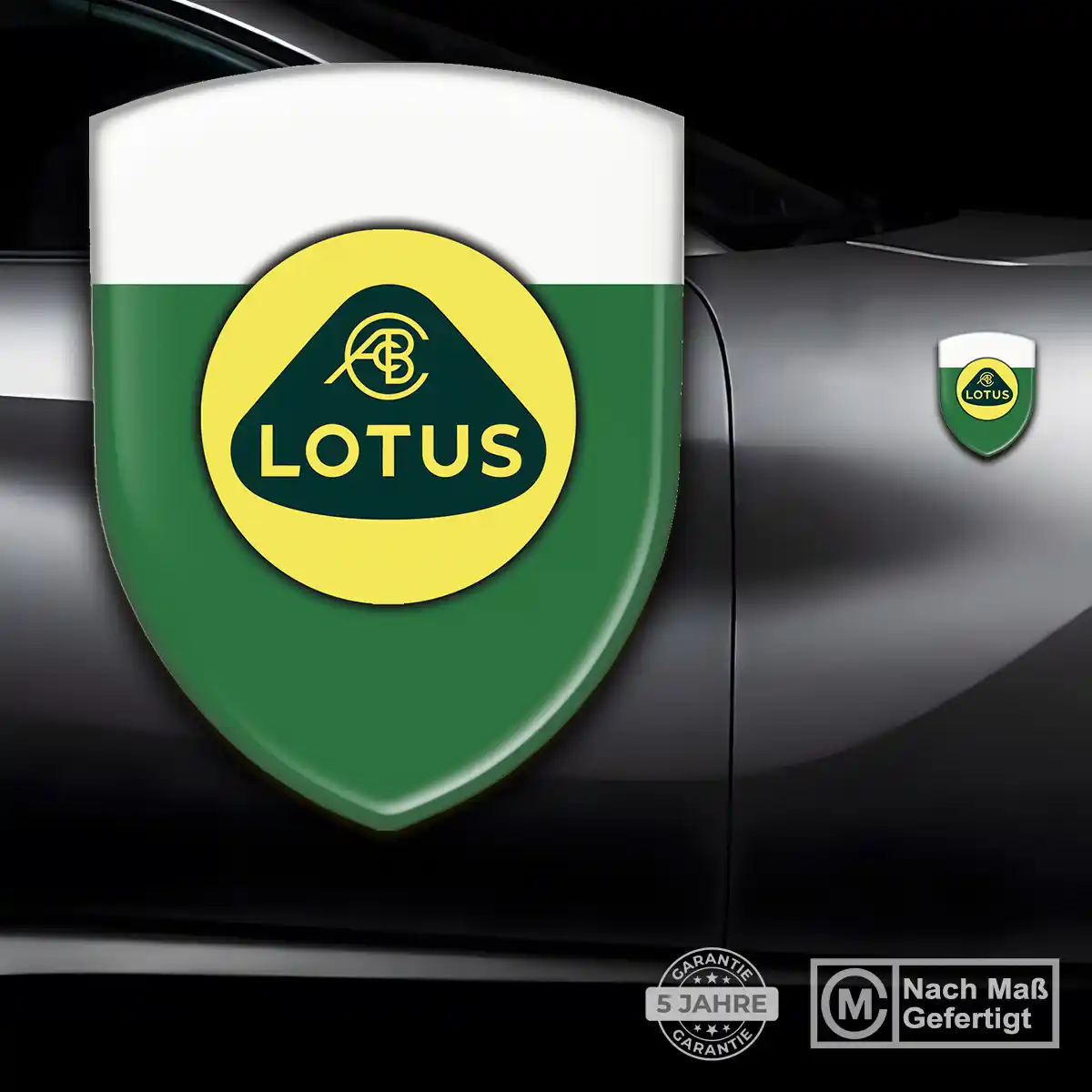 Lotus Silikon Aufkleber Wappen Premium-Edition