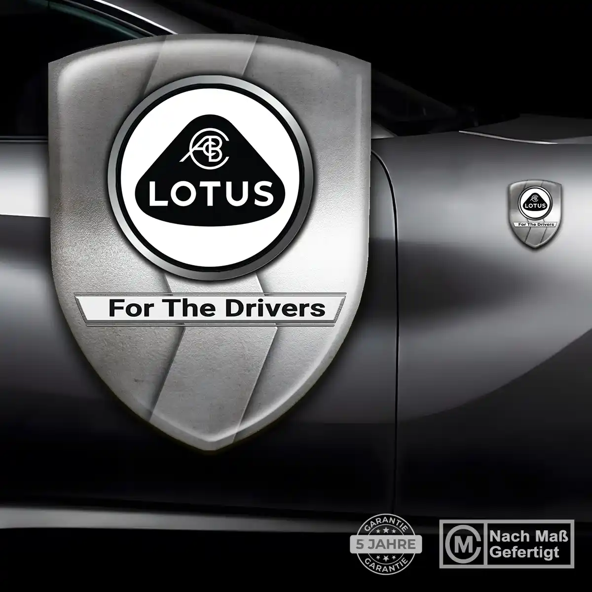 Lotus Wappen Aufkleber Ausdrucksstarkes Design