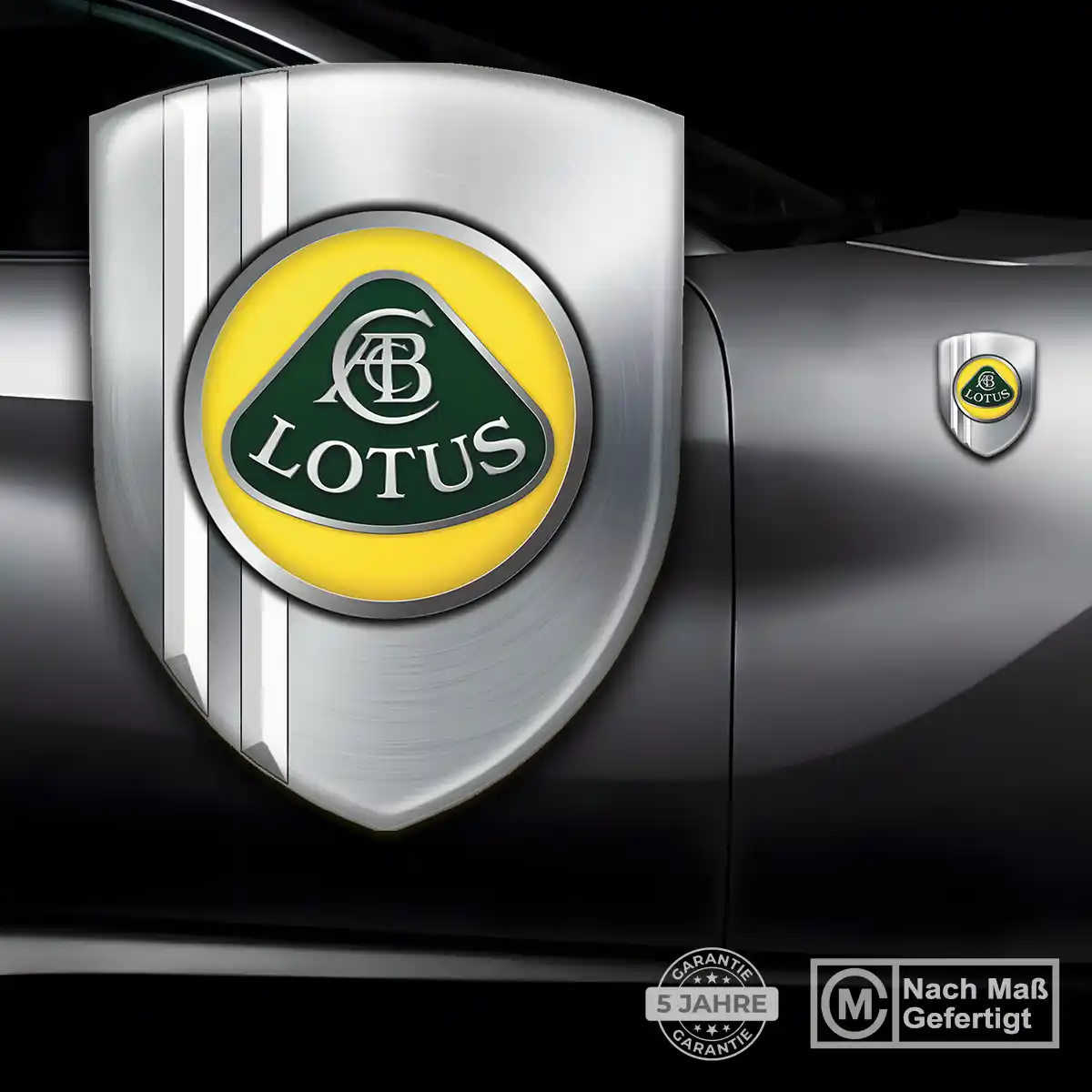 Lotus Wappen Aufkleber Auto Elegantes Design