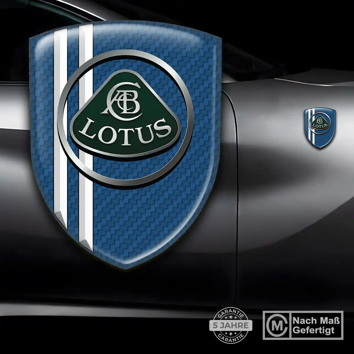 Lotus Wappen Aufkleber Auto Premium-Edition