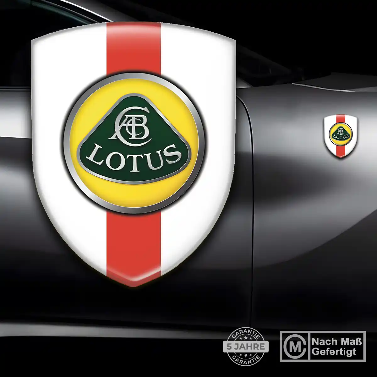 Lotus Wappen Aufkleber Elegantes Design
