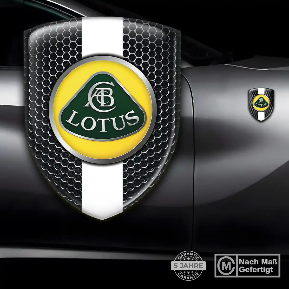 Lotus Wappen Aufkleber Emblem Auto Exterieurdesign
