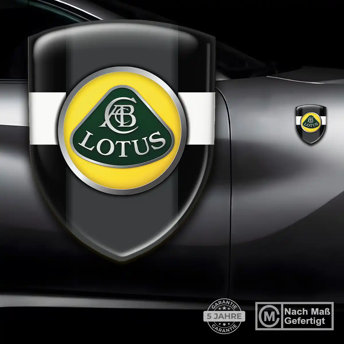 Lotus Wappen Aufkleber Emblem Auto Premium-Edition