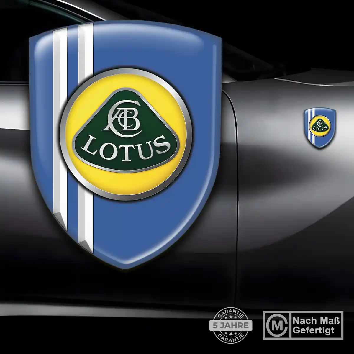 Lotus Wappen Aufkleber Emblem Auto Tuningfahrzeug