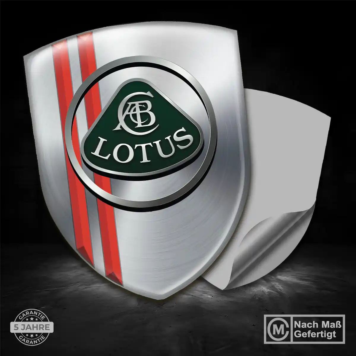 Lotus Wappen Aufkleber Emblem Edles Design