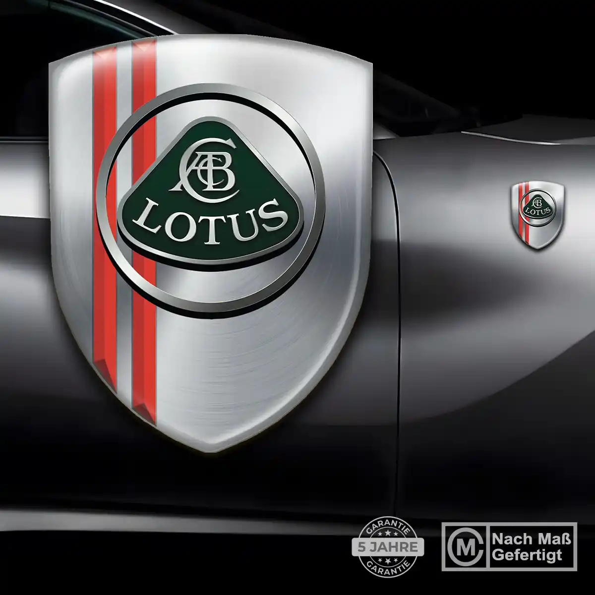 Lotus Wappen Aufkleber Emblem Edles Design