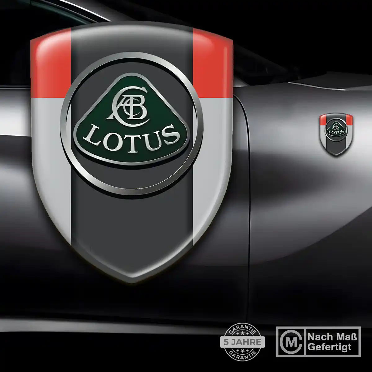 Lotus Wappen Aufkleber Emblem Exterieurdesign
