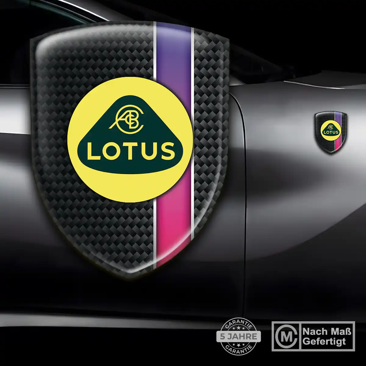Lotus Wappen Aufkleber Emblem Interieurdesign