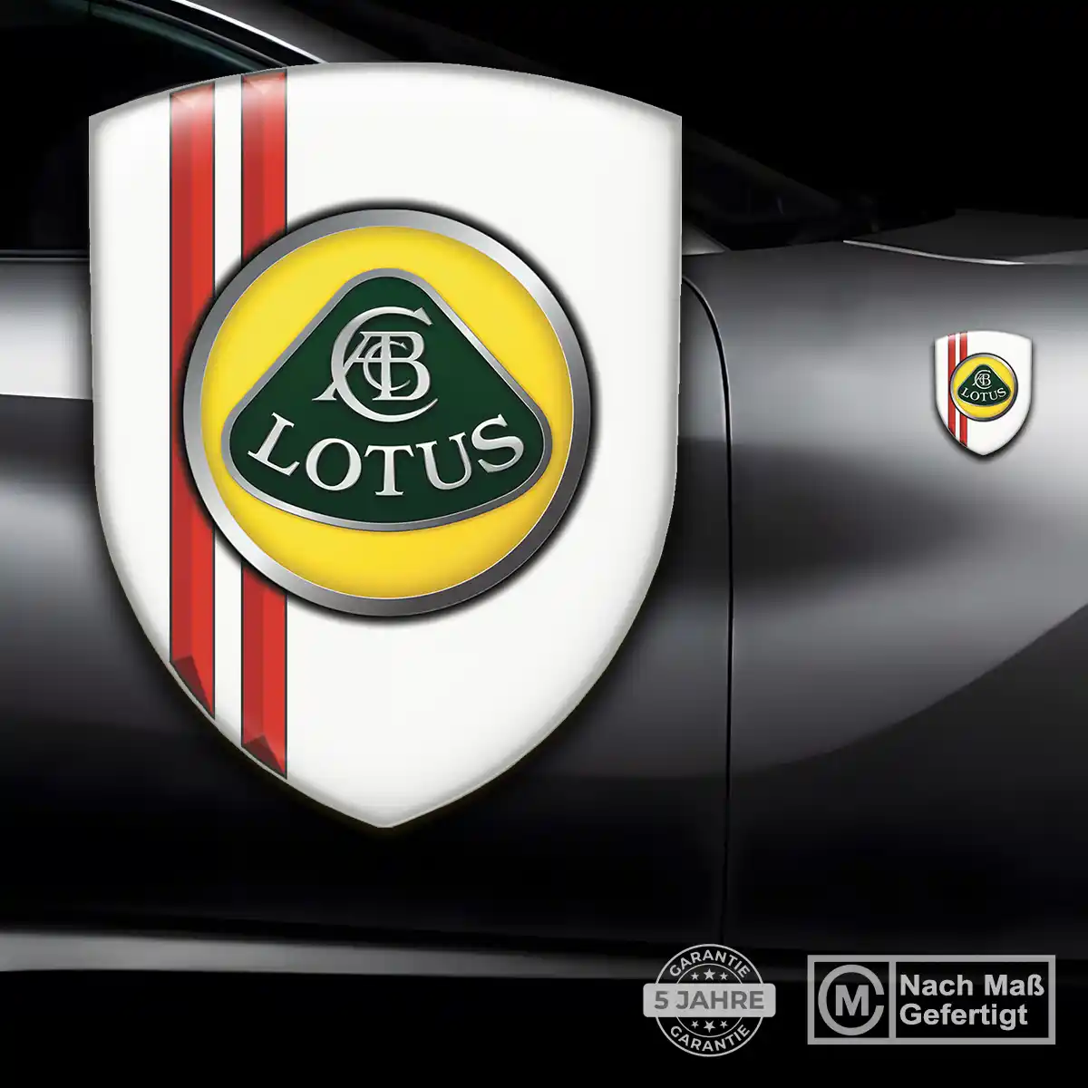 Lotus Wappen Aufkleber Emblem Modernes Design
