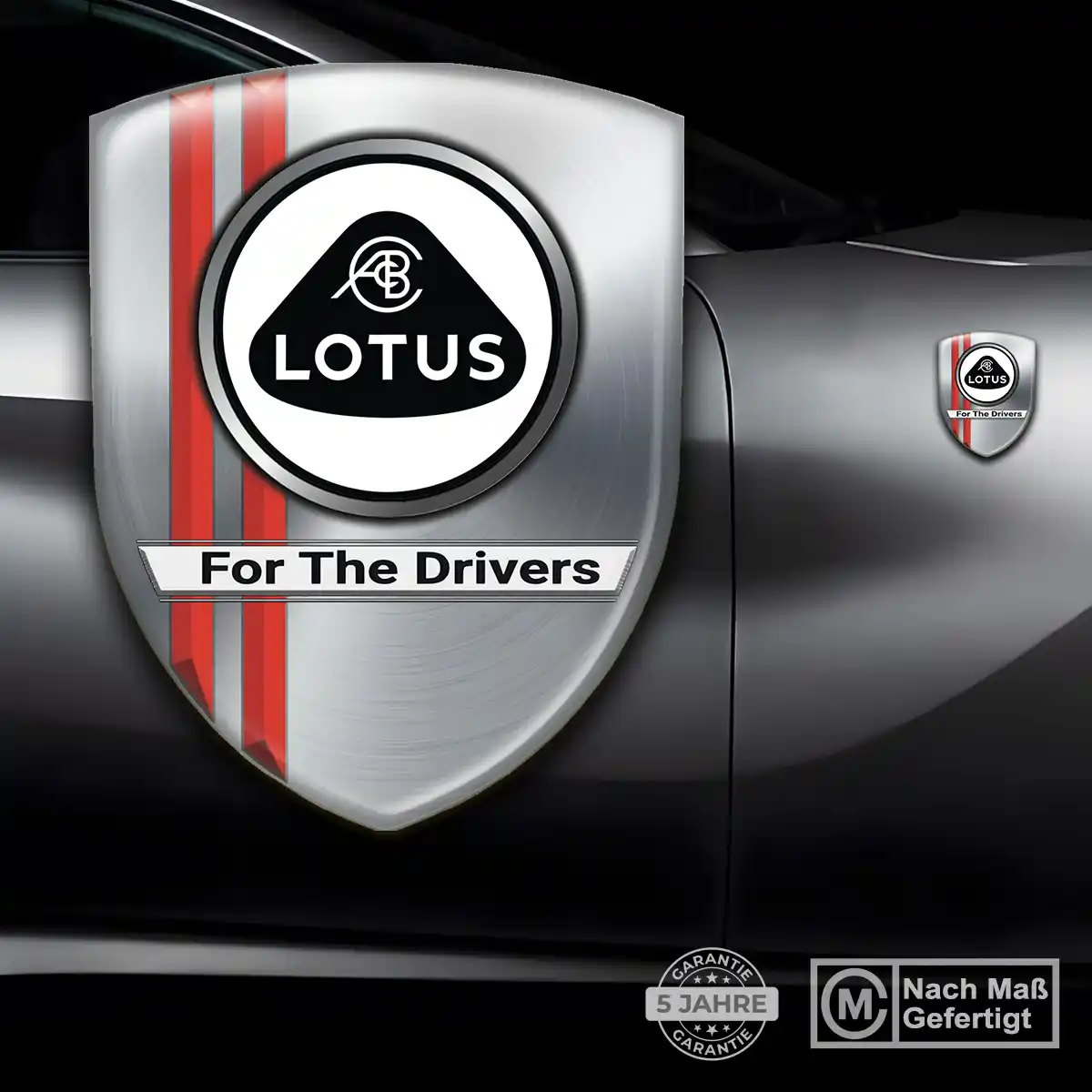 Lotus Wappen Aufkleber Exterieurdesign