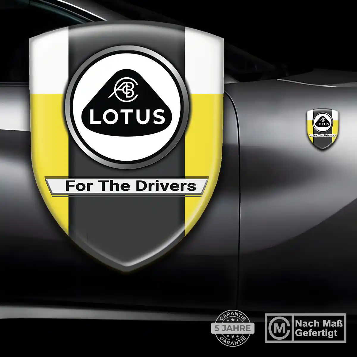 Lotus Wappen Aufkleber Interieurdesign