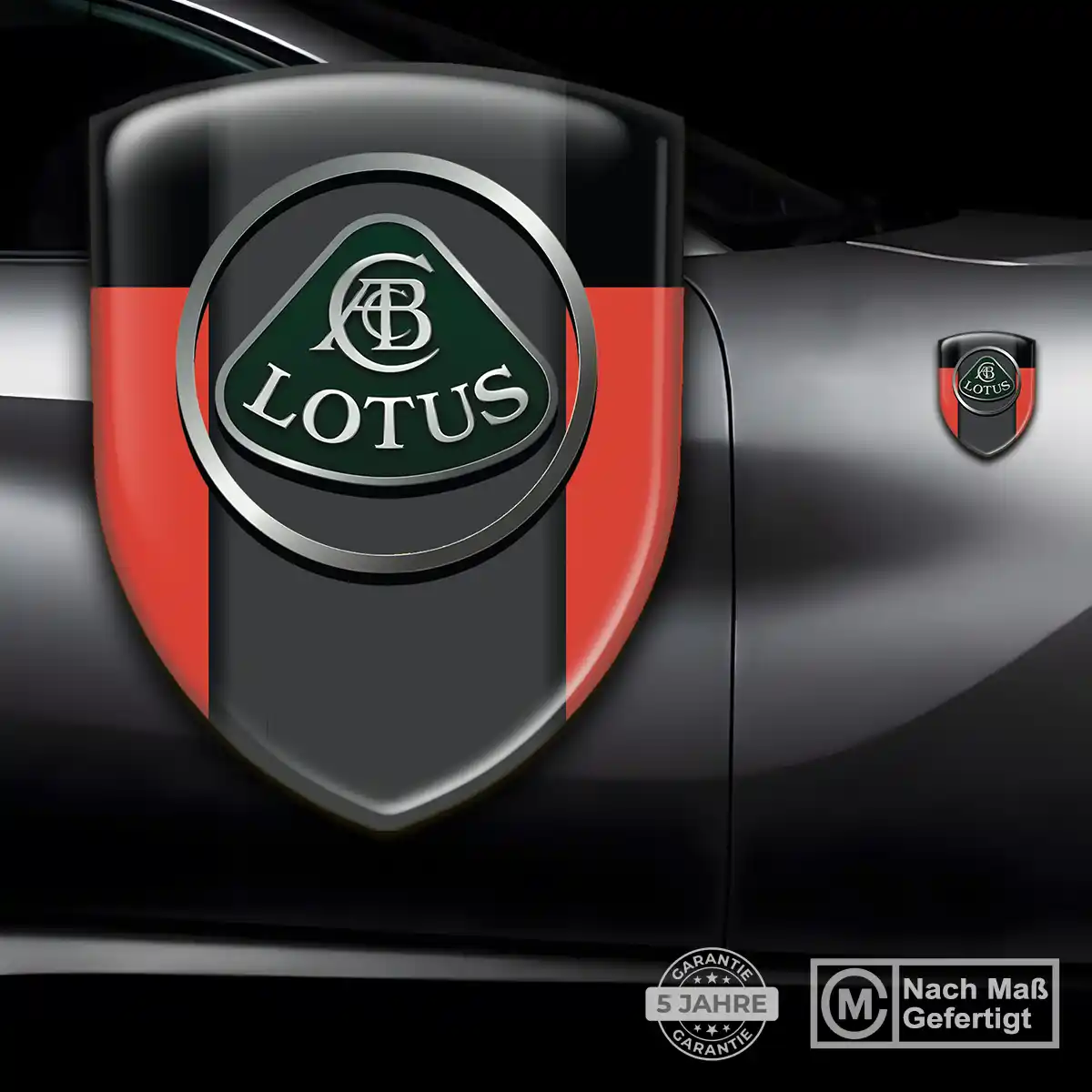 Lotus Wappen Aufkleber Premiumqualität