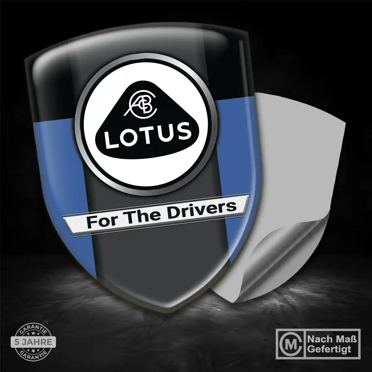Lotus Wappen Aufkleber Stilvolles Design