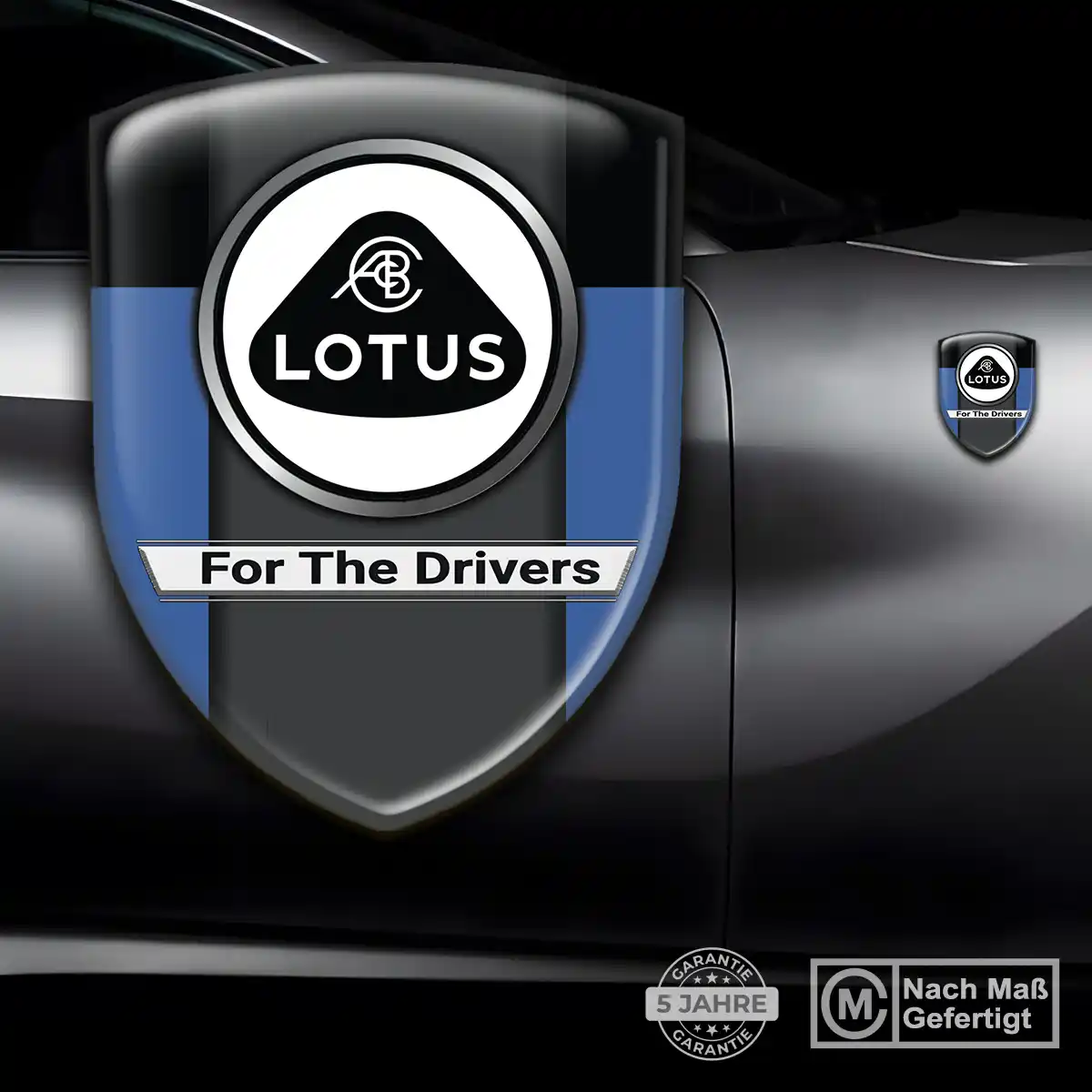 Lotus Wappen Aufkleber Stilvolles Design