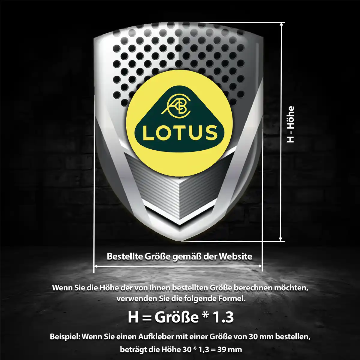 Lotus Wappen Emblem Anspruchsvolles Design