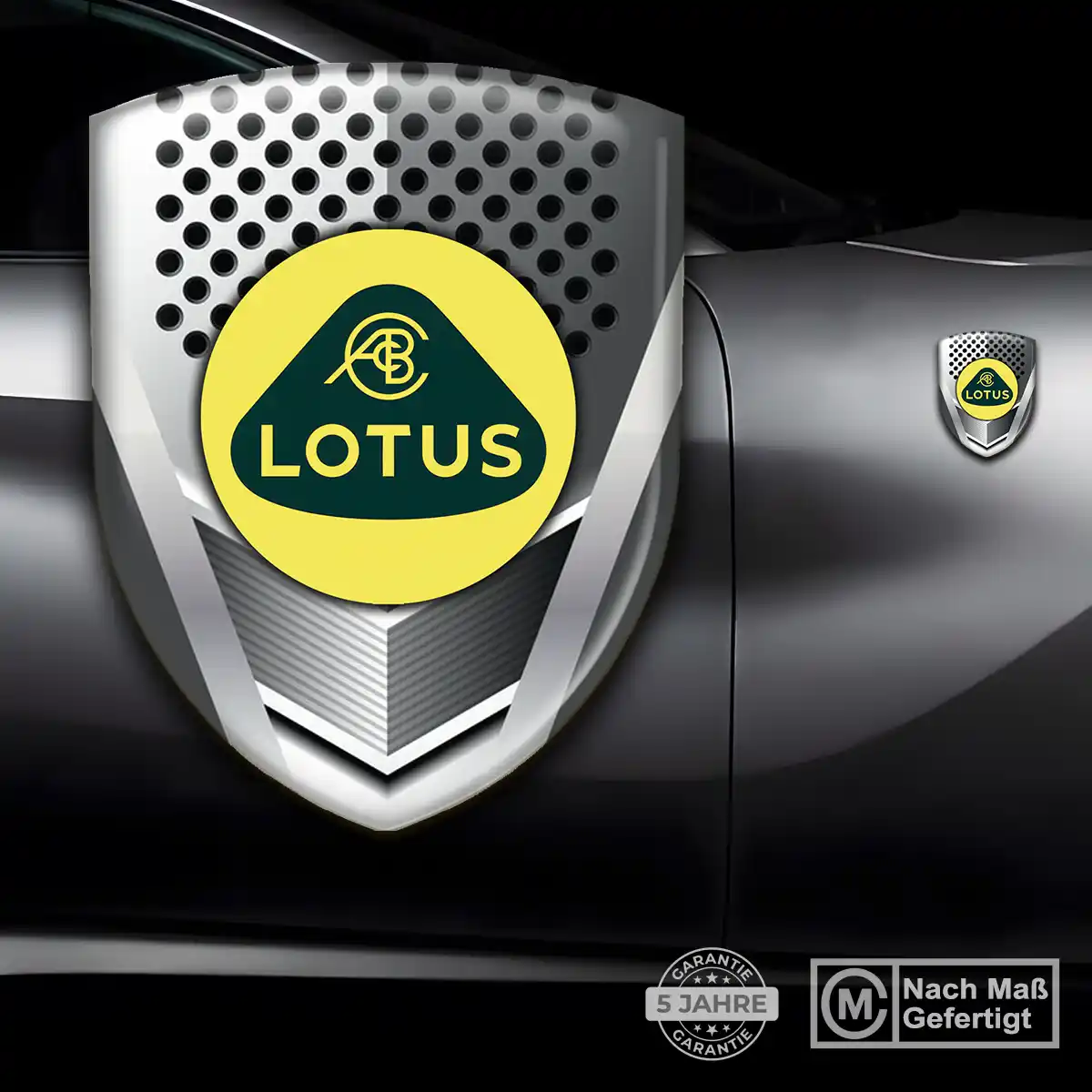 Lotus Wappen Emblem Anspruchsvolles Design