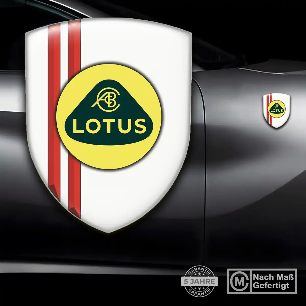 Lotus Wappen Emblem Aufkleber Anspruchsvolles Design