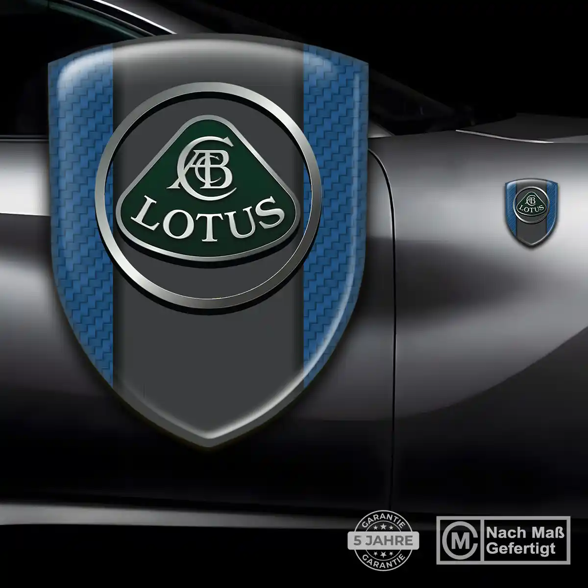Lotus Wappen Emblem Aufkleber Auto Edles Design