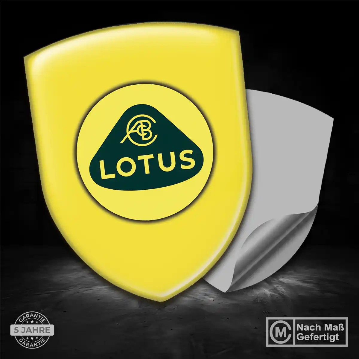 Lotus Wappen Emblem Aufkleber Auto Markenedition