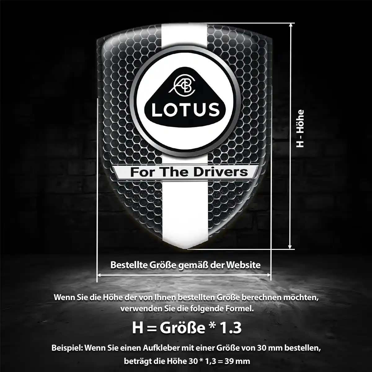 Lotus Wappen Emblem Aufkleber Auto Modernes Design