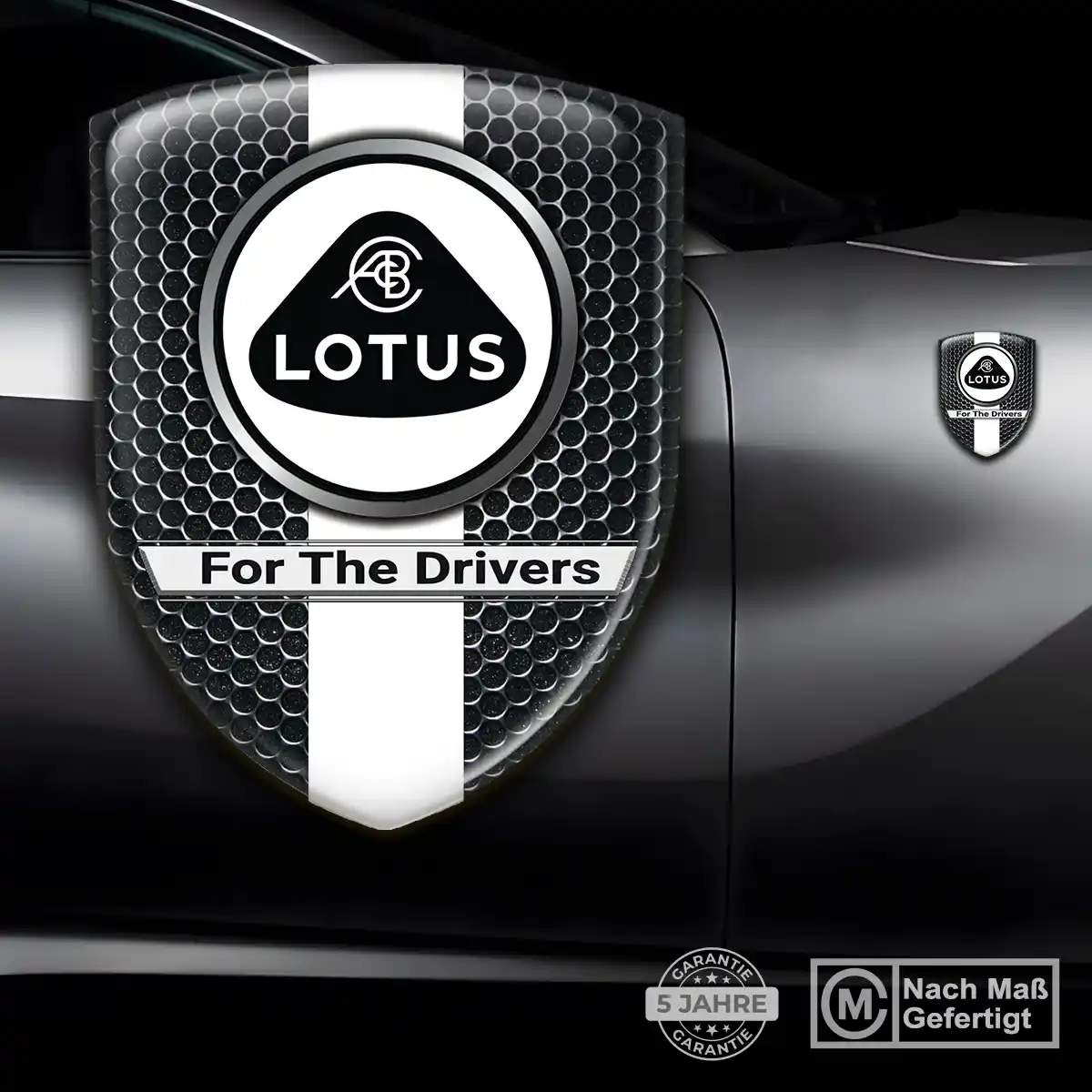 Lotus Wappen Emblem Aufkleber Auto Modernes Design