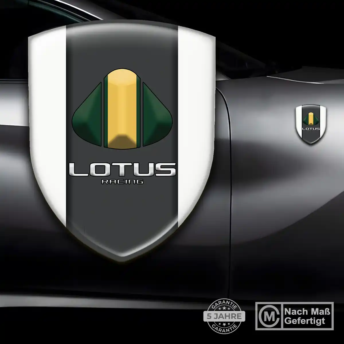 Lotus Wappen Emblem Aufkleber Auto Premium-Edition