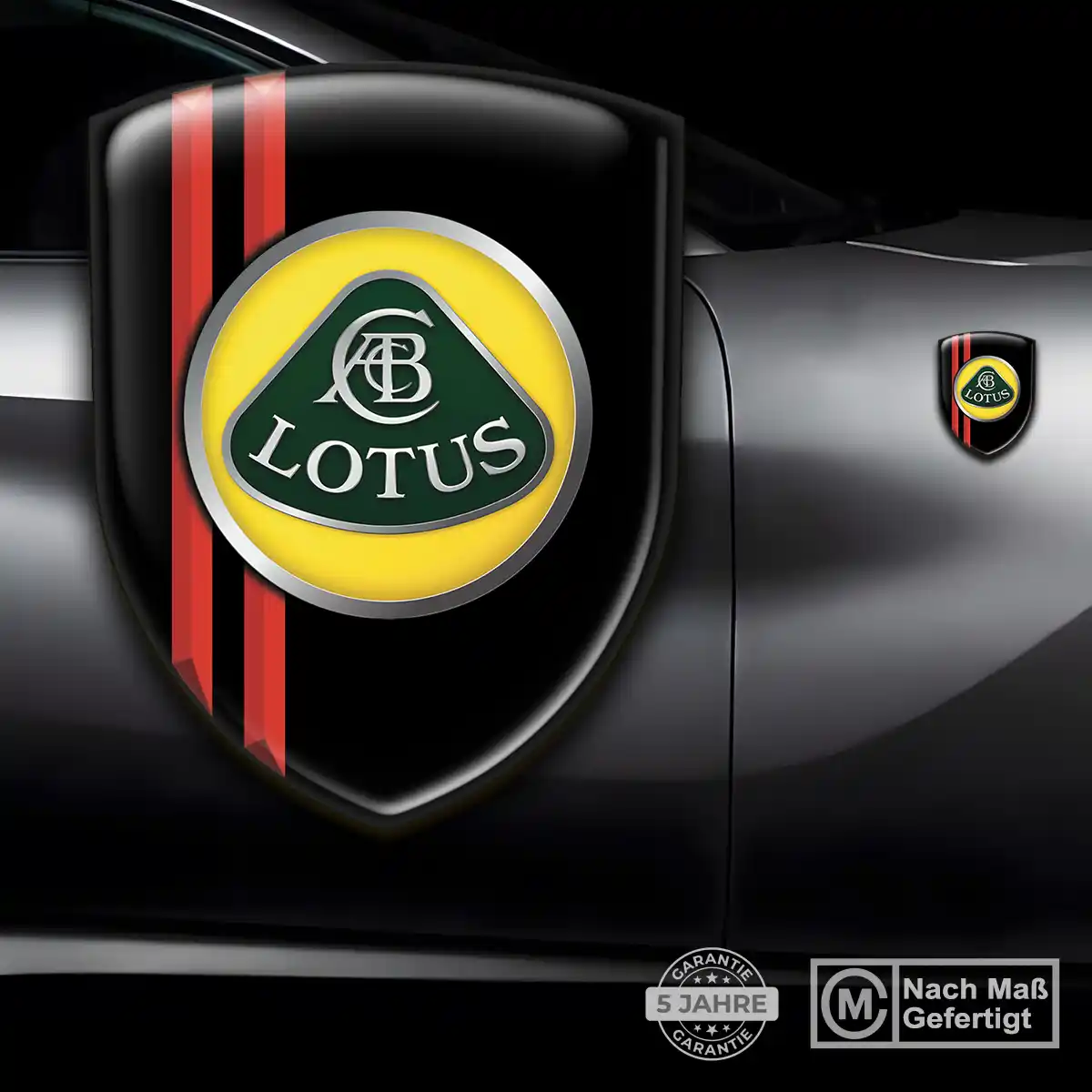 Lotus Wappen Emblem Aufkleber Auto Tuningfahrzeug