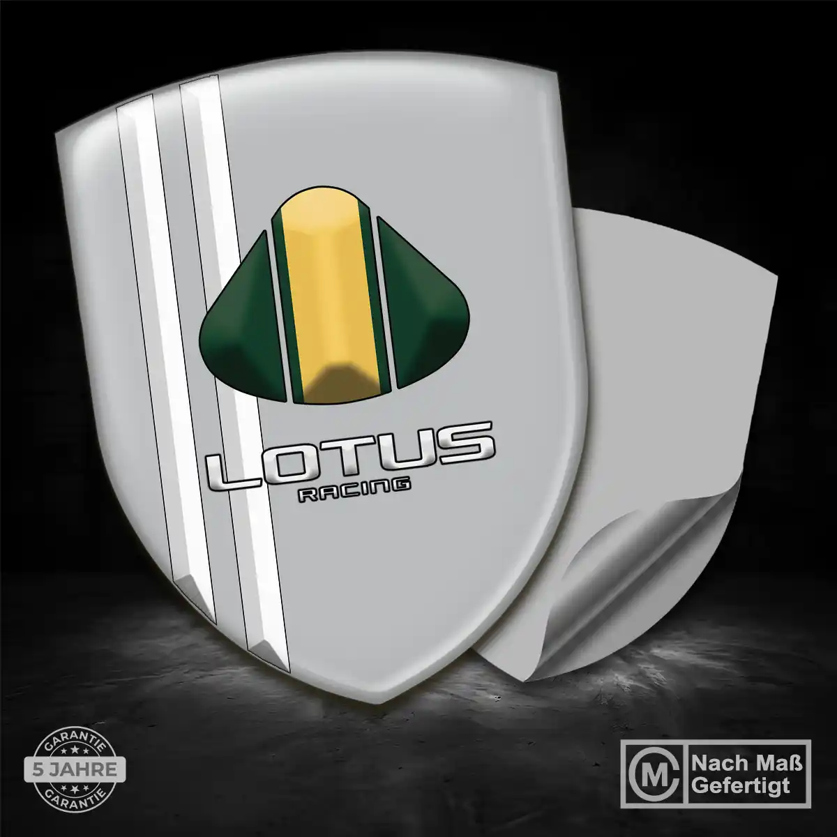 Lotus Wappen Emblem Aufkleber Edles Design