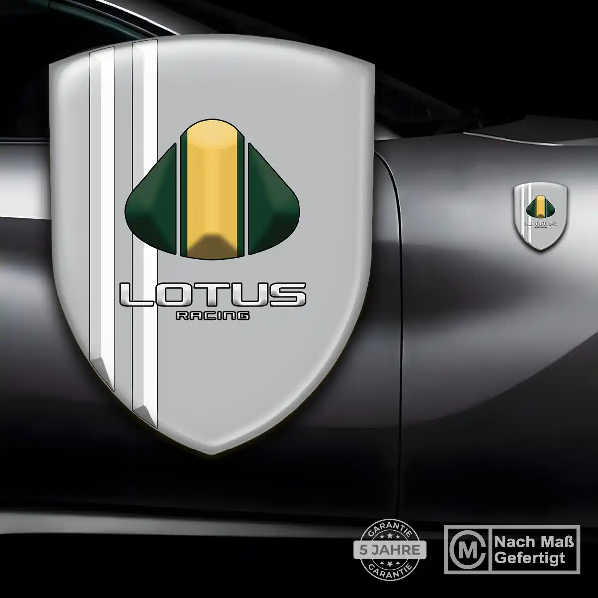 Lotus Wappen Emblem Aufkleber Edles Design