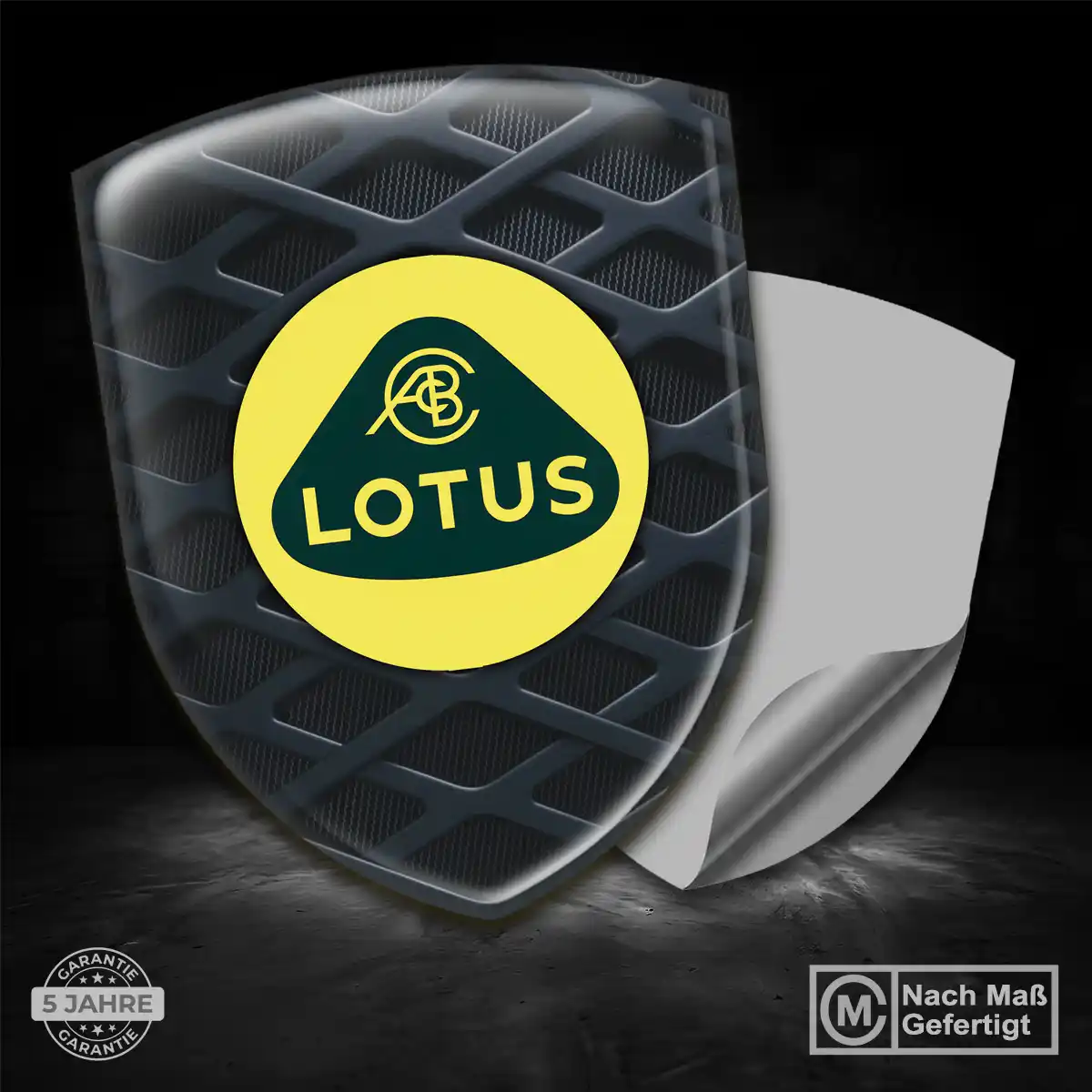 Lotus Wappen Emblem Aufkleber Erstklassige Qualität