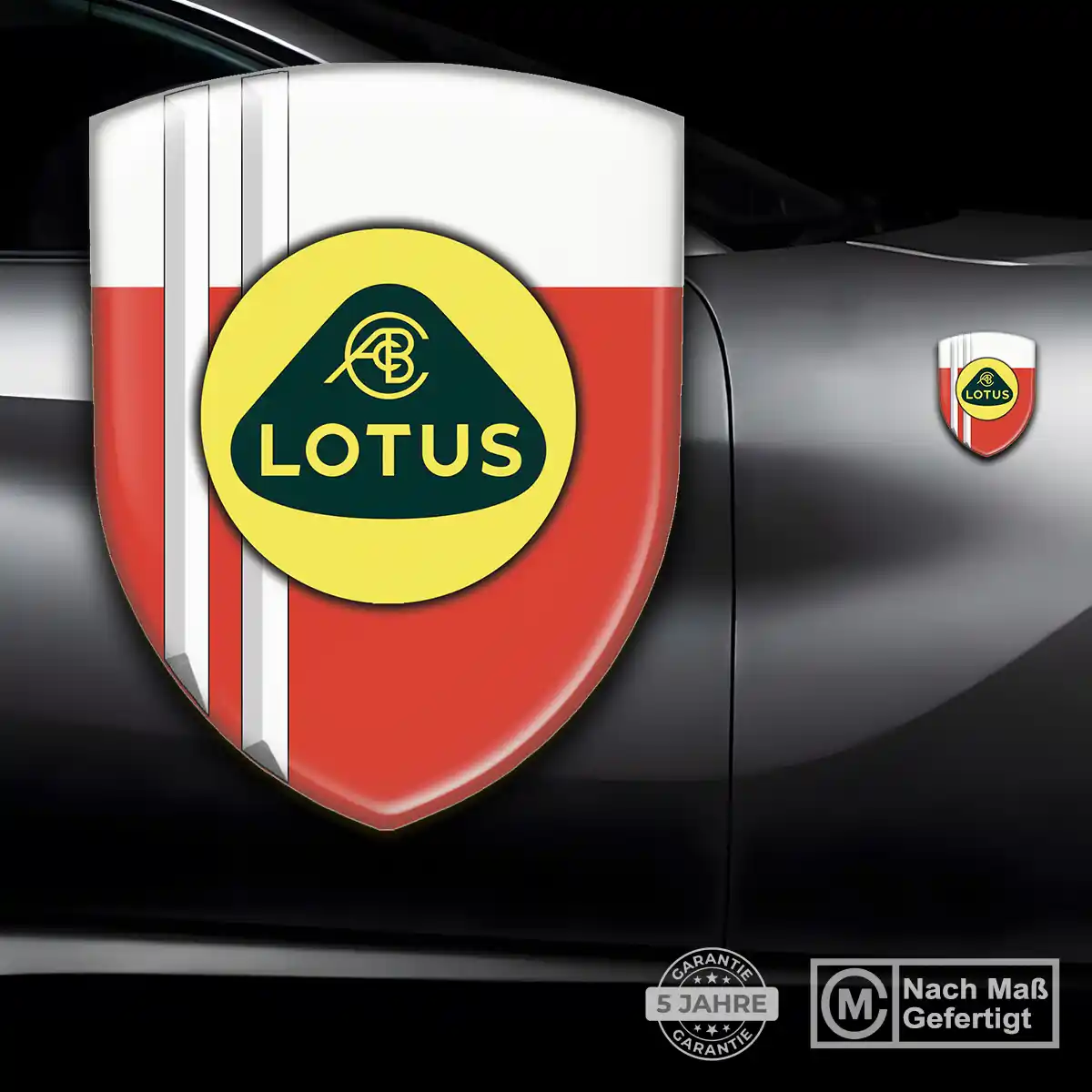 Lotus Wappen Emblem Aufkleber Exterieurdesign