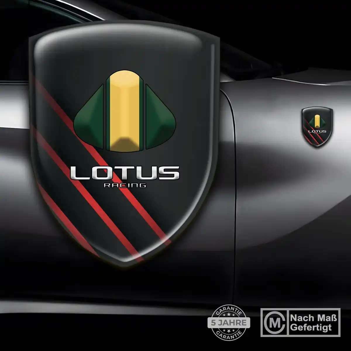 Lotus Wappen Emblem Aufkleber Interieurdesign
