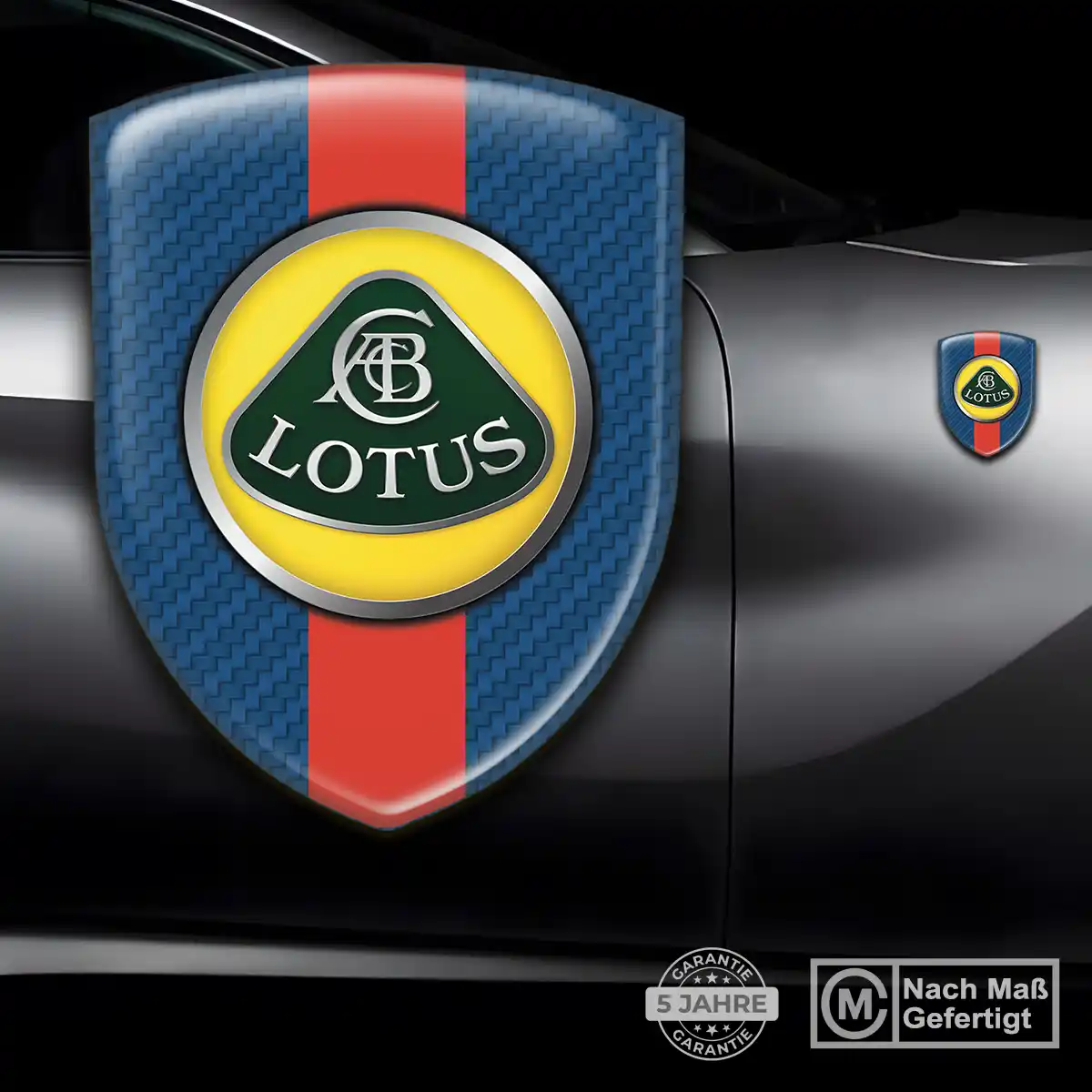 Lotus Wappen Emblem Aufkleber Luxus-Edition