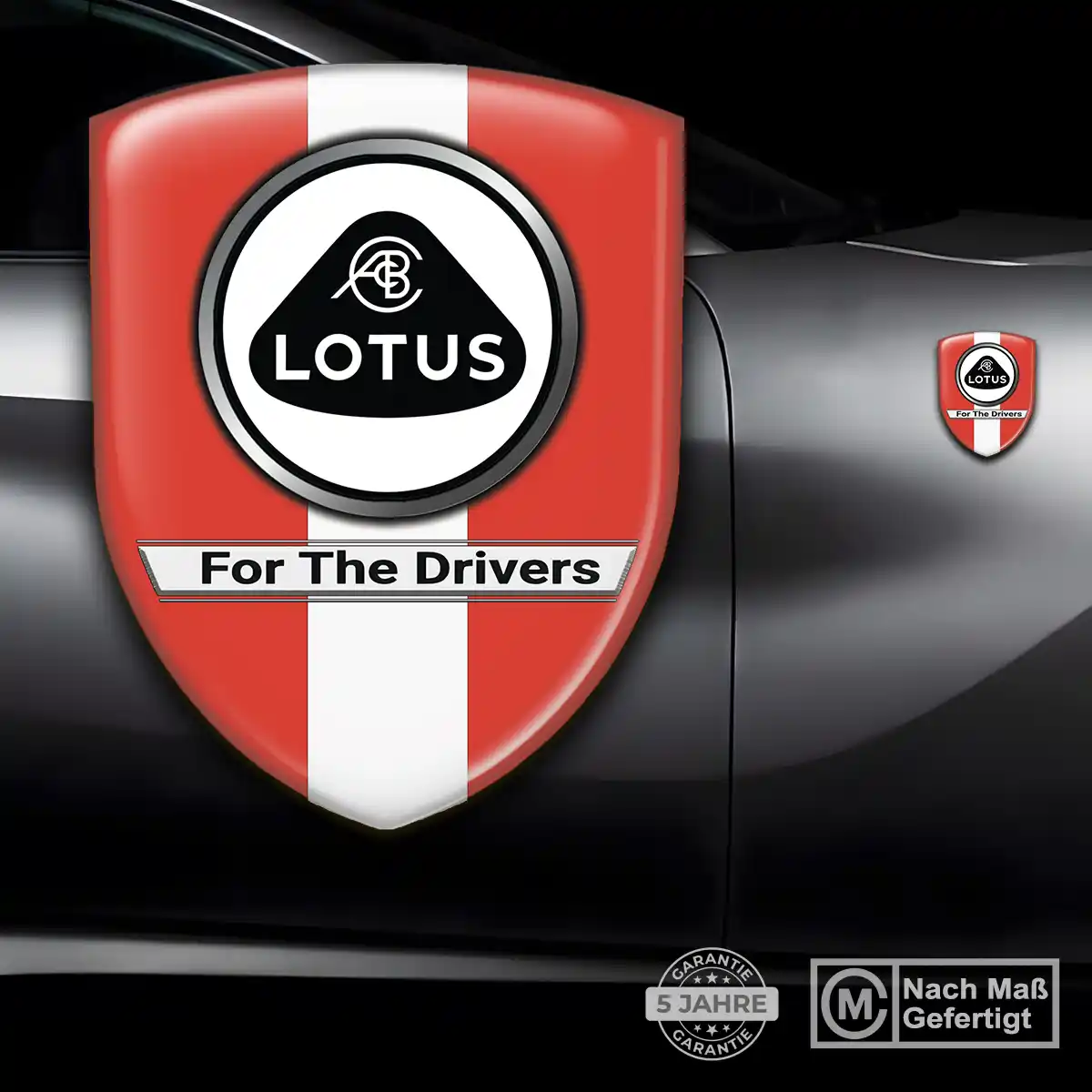 Lotus Wappen Emblem Aufkleber Markenedition