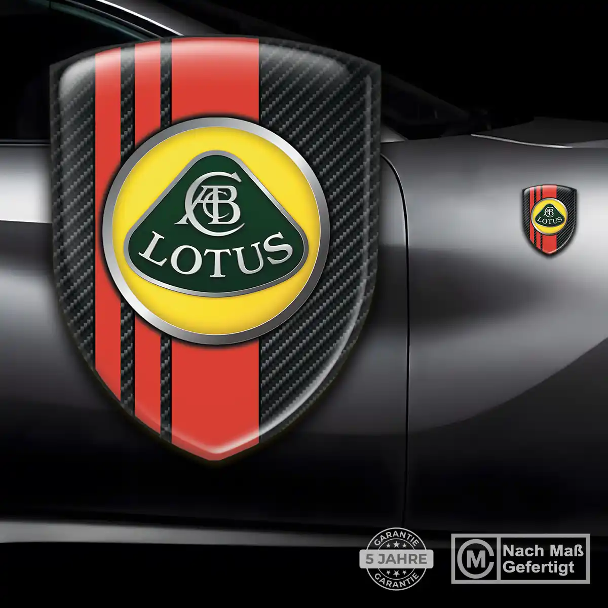 Lotus Wappen Emblem Aufkleber Premiumqualität
