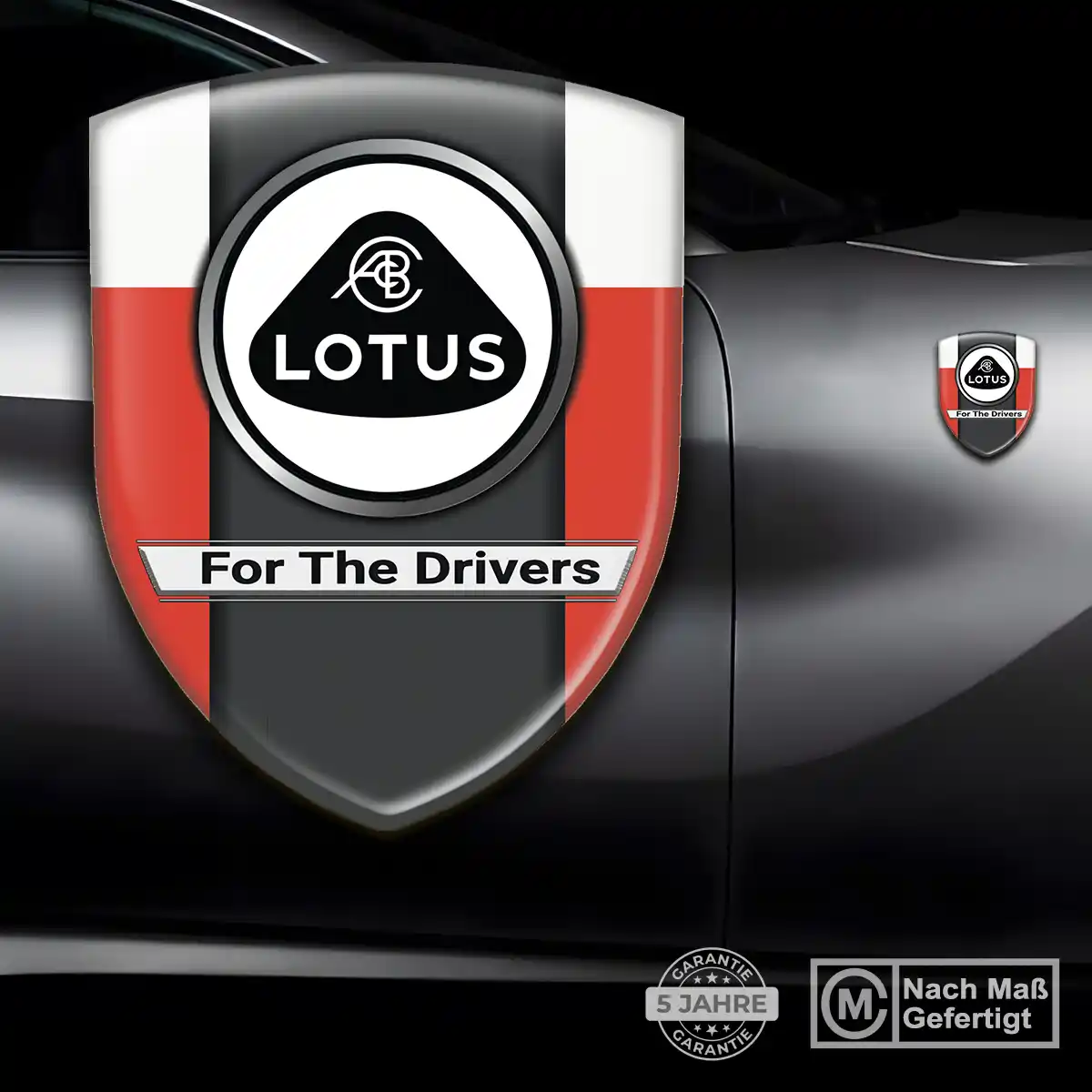 Lotus Wappen Emblem Aufkleber Tuningfahrzeug