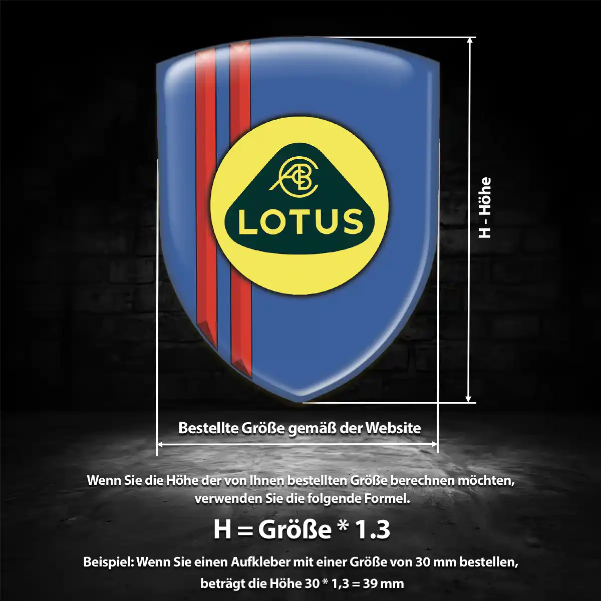 Lotus Wappen Emblem Auto Elegantes Design