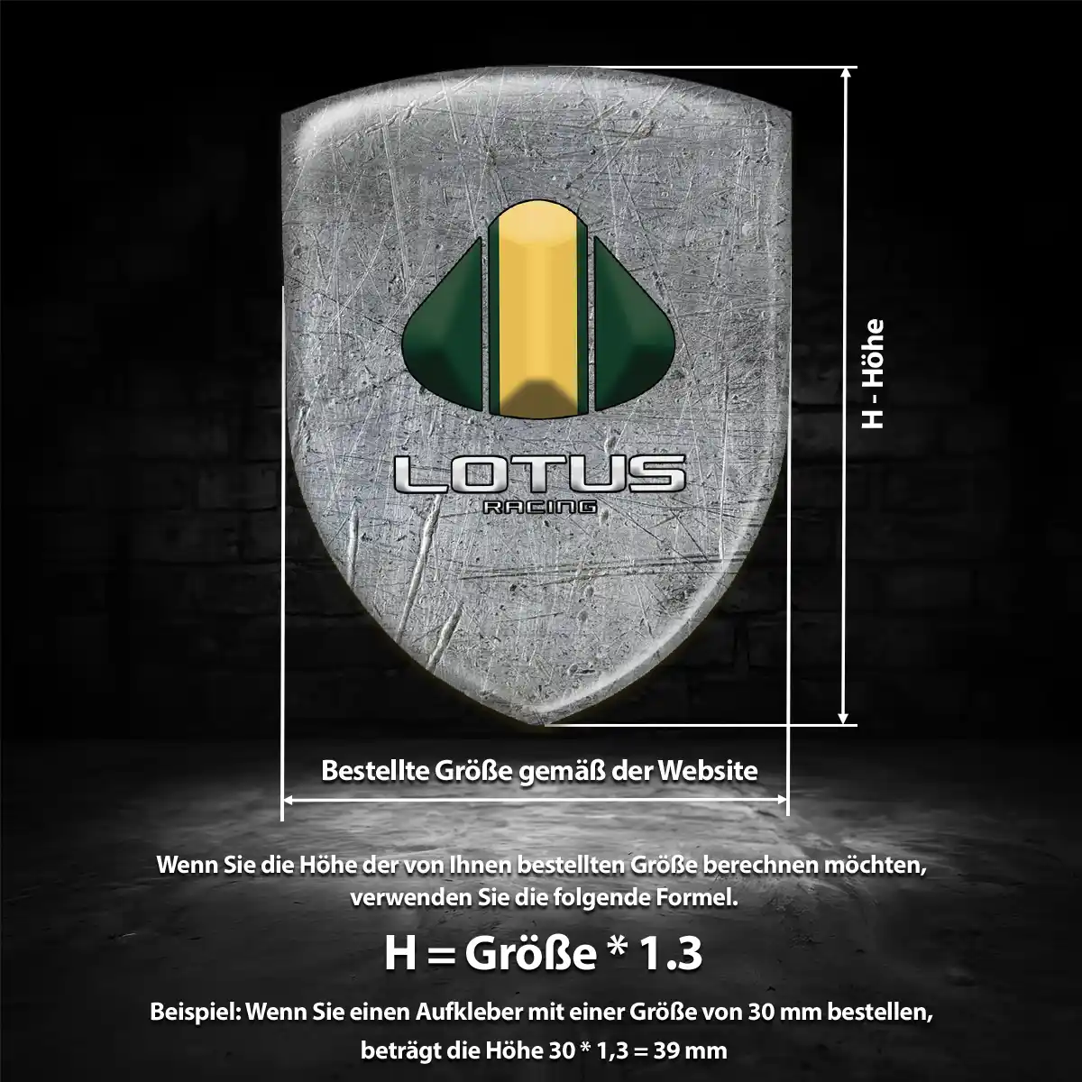 Lotus Wappen Emblem Auto Hohe Qualität