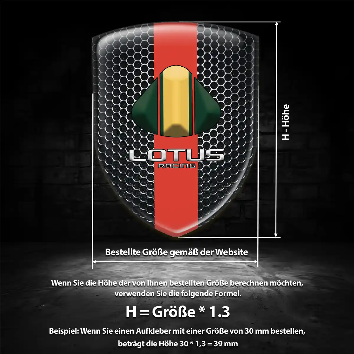 Lotus Wappen Emblem Auto Stilvolles Design