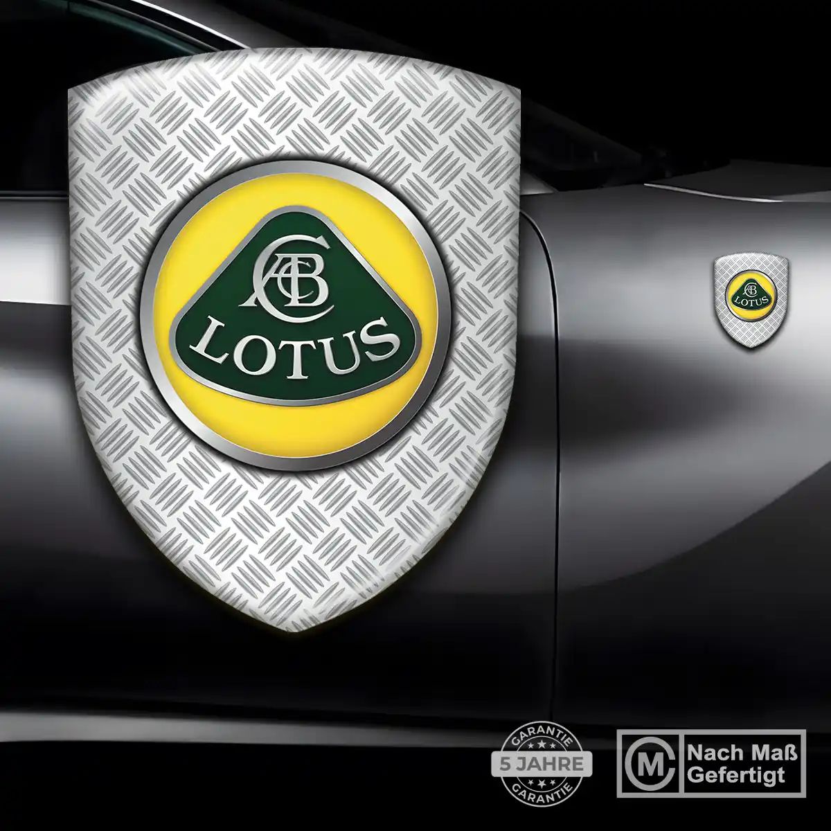 Lotus Wappen Emblem Edles Design