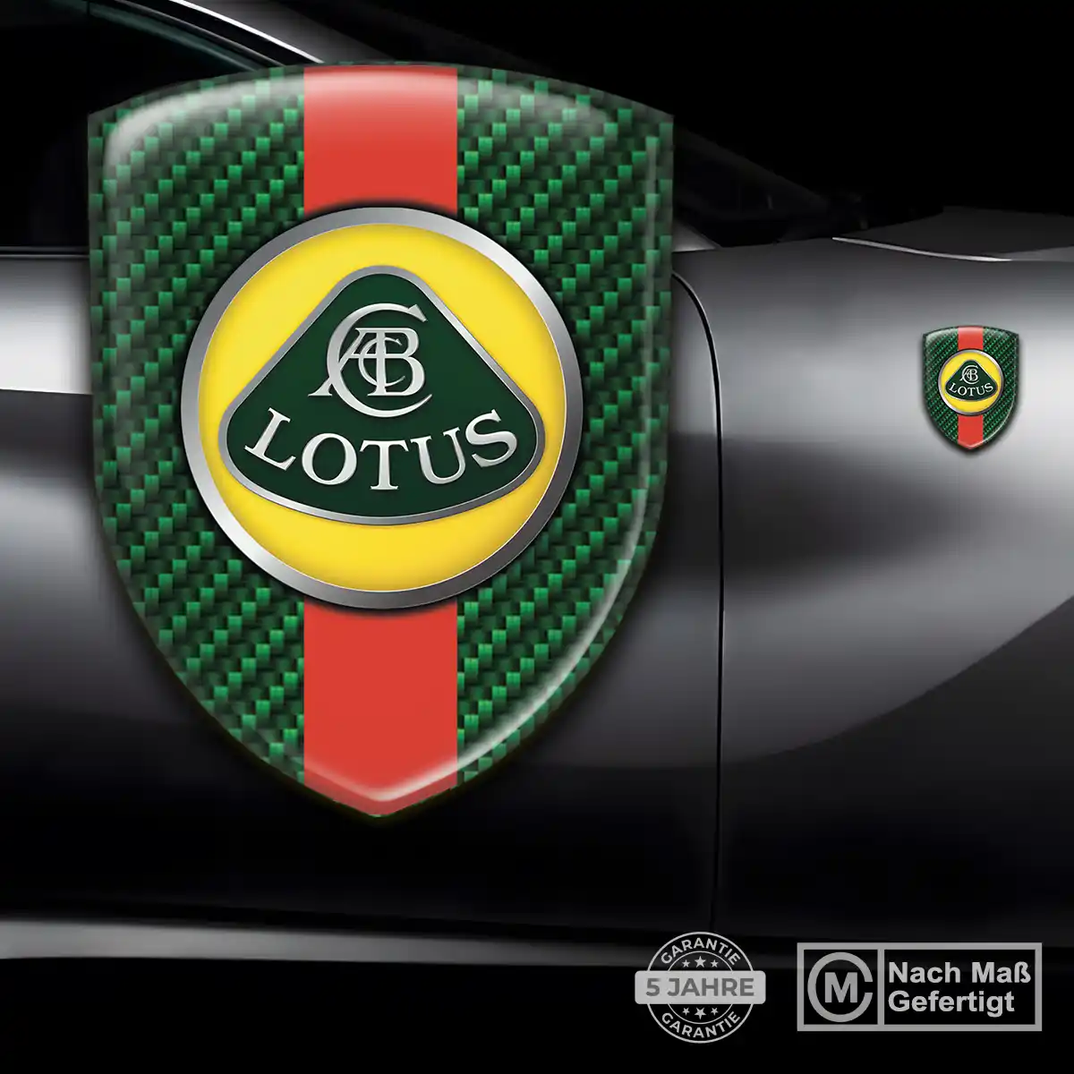 Lotus Wappen Emblem Elegantes Design