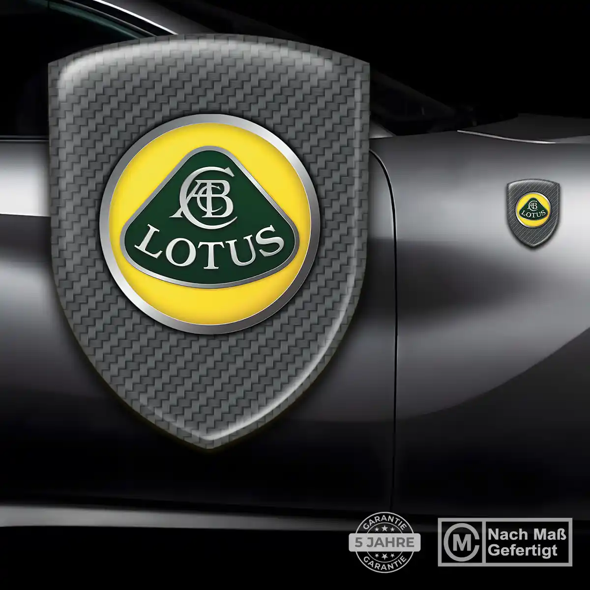 Lotus Wappen Emblem Exterieurdesign