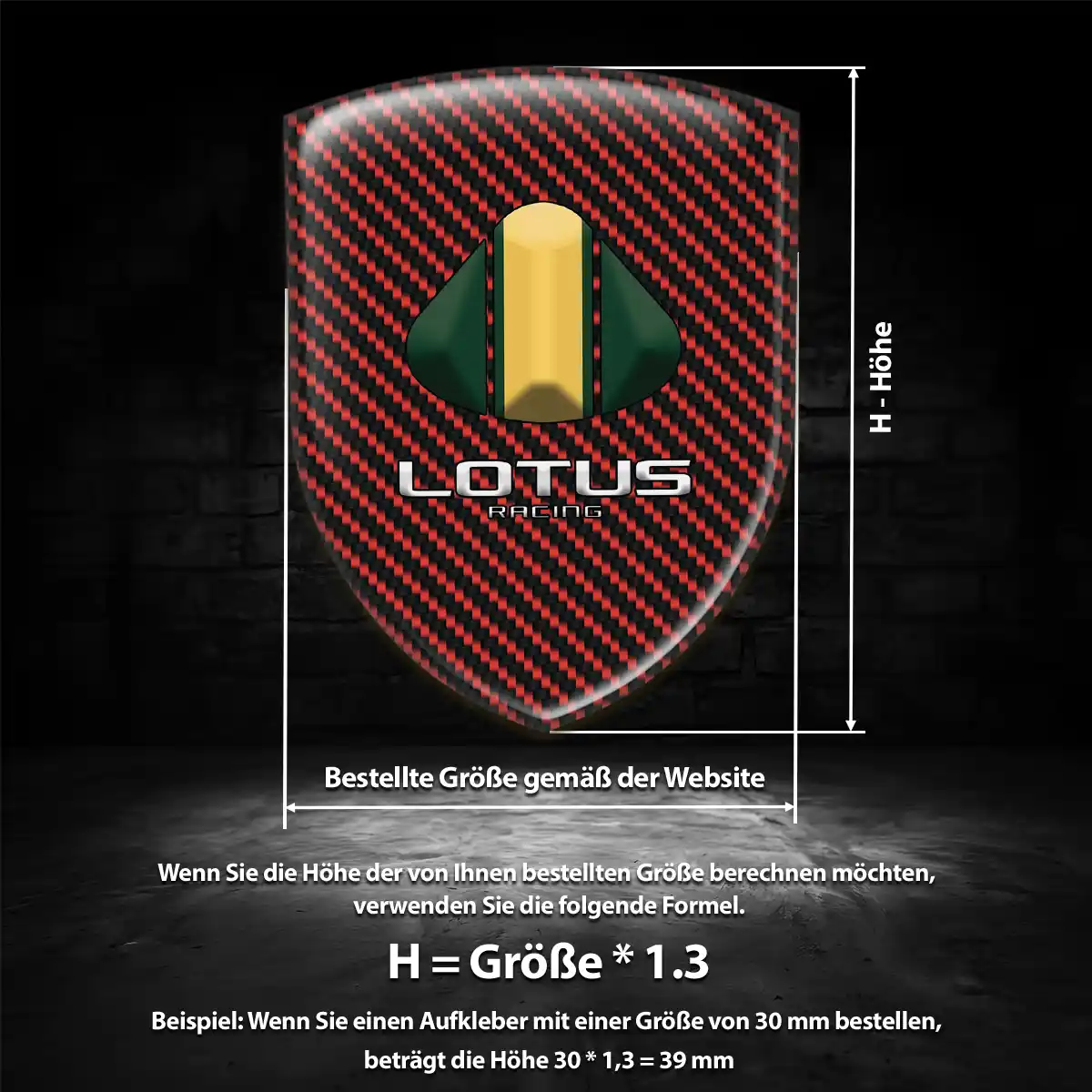 Lotus Wappen Emblem Hohe Qualität