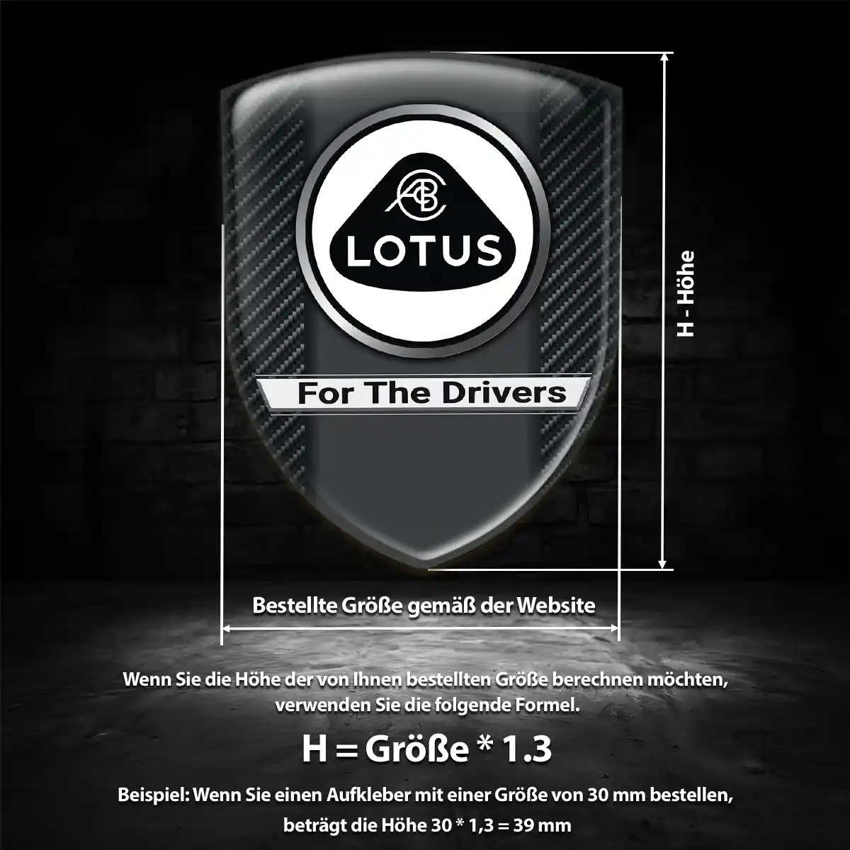 Lotus Wappen Emblem Markenedition
