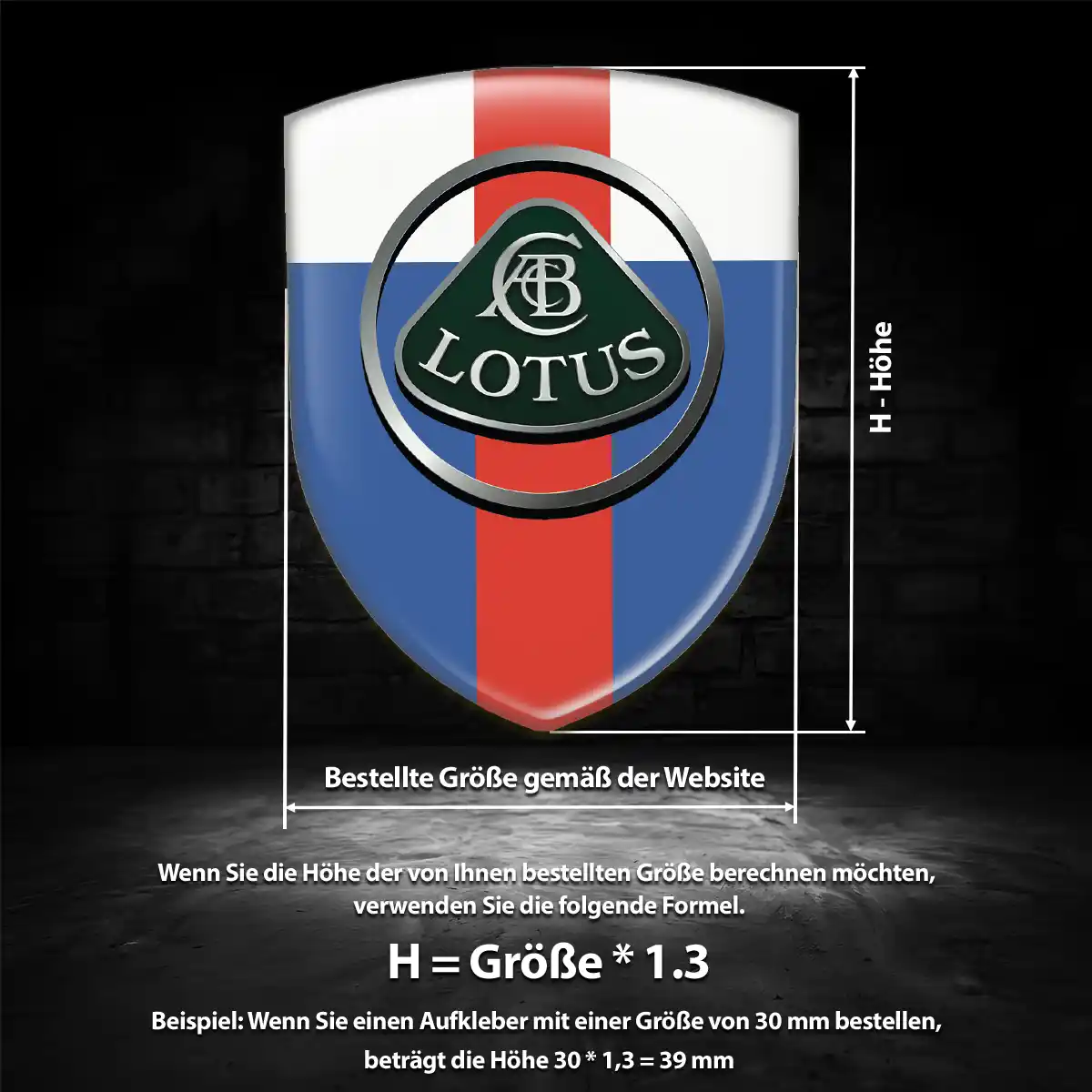 Lotus Wappen Emblem Modernes Design