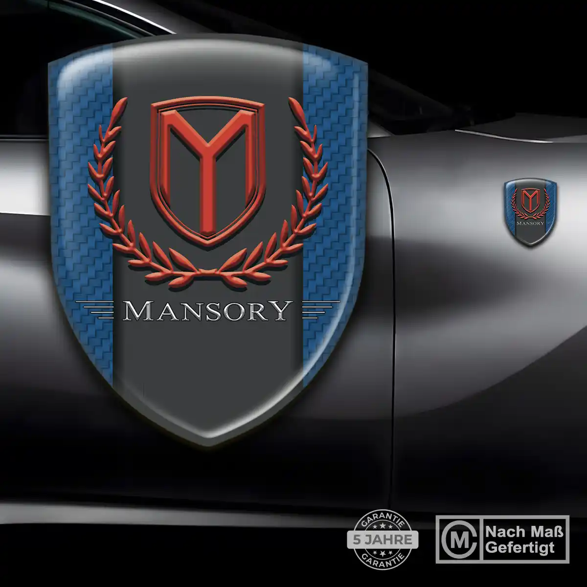Mansory 3D Gel Aufkleber Auto Elegantes Design